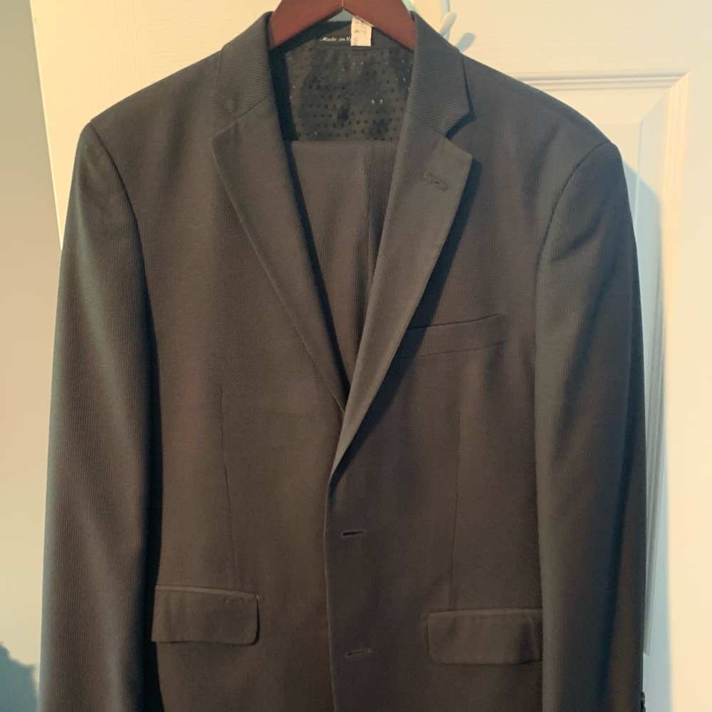 Charcoal Pinstripe Suit